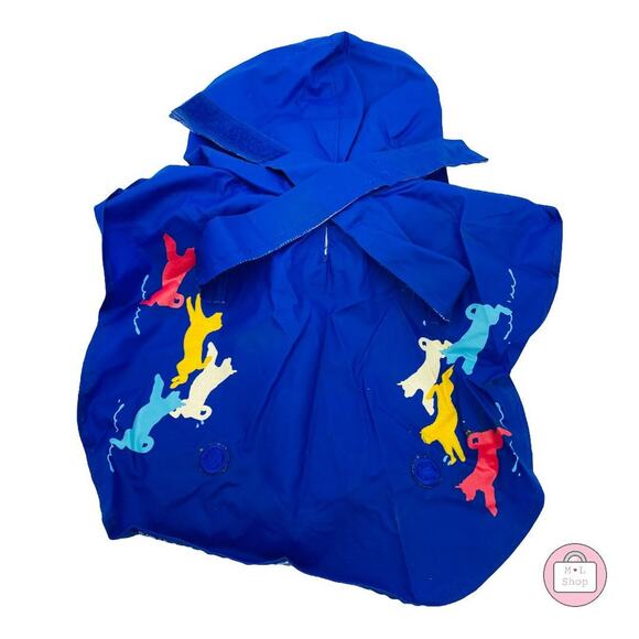 NWOT Pet Dog Blue Hooded Raincoat Size XS - Picture 1 of 2